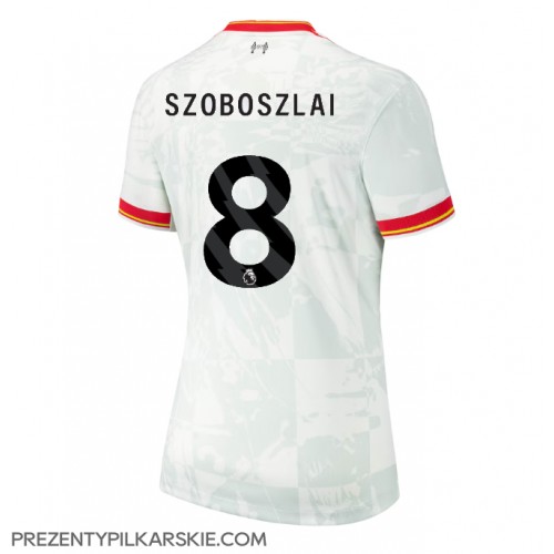 Stroje piłkarskie Liverpool Dominik Szoboszlai #8 Koszulka Trzeciej dla damskie 2024-25 Krótki Rękaw